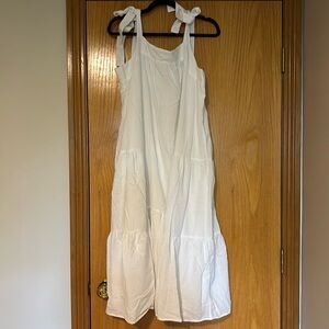 Haute hippie white flowy dress